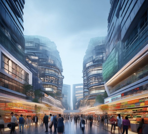 即墨中梁商贸城，现代商贸城的创新与发展